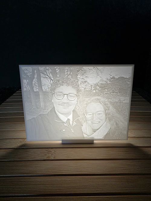 Gepersonaliseerde lithophane - voorbeeld