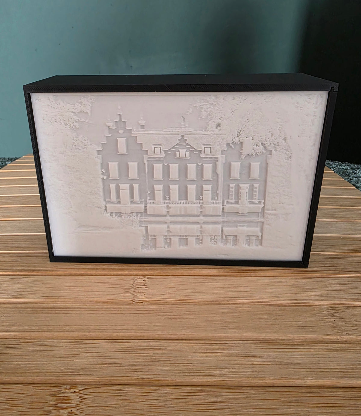 Lithophane met lightbox — Kasteel Staverden