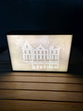Lithophane met lightbox — Kasteel Staverden
